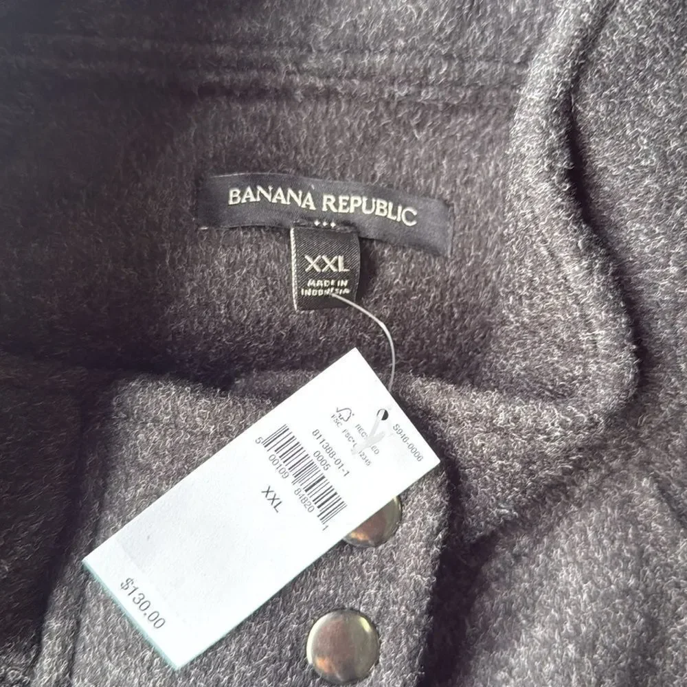 Banana republic Men’s Dark‎ Gray Jacket size xxl